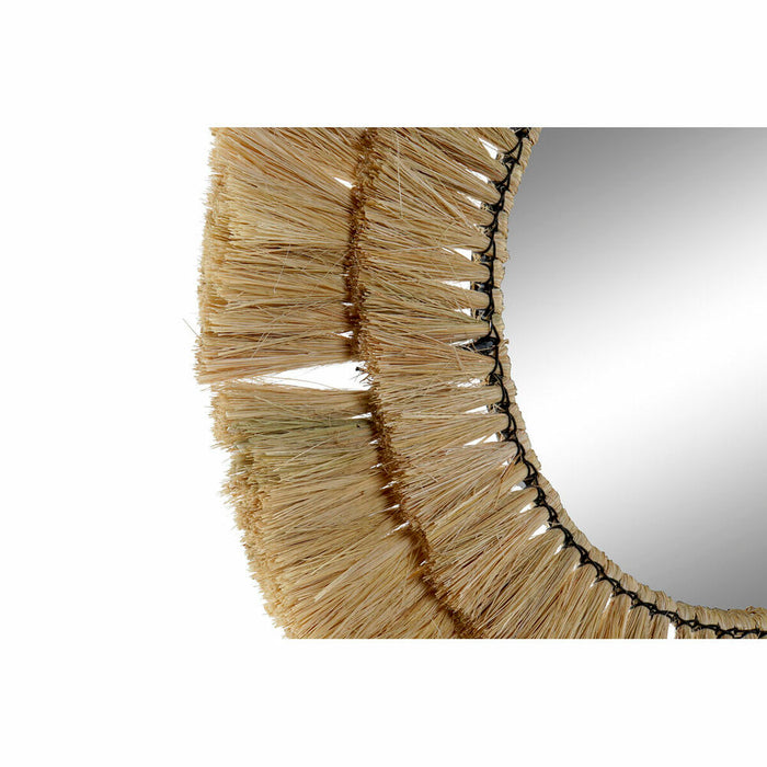 Oglindă de perete DKD Home Decor 55 x 4 x 55 cm Natural Bali