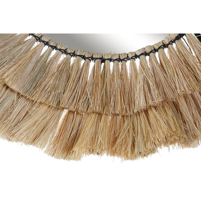 Oglindă de perete DKD Home Decor 55 x 4 x 55 cm Natural Bali