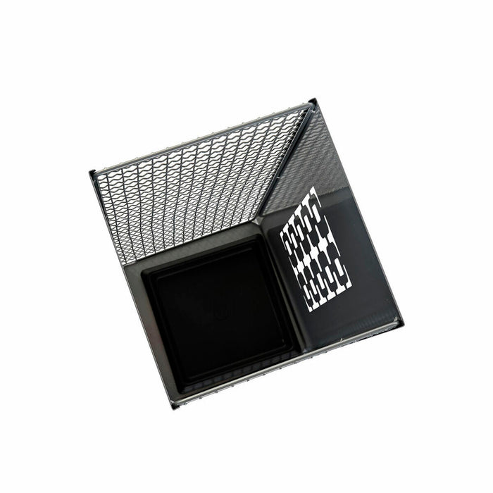 Suport pentru umbrele DKD Home Decor 19 x 19 x 47,5 cm Negru Gri Metal Loft (2 Unități)