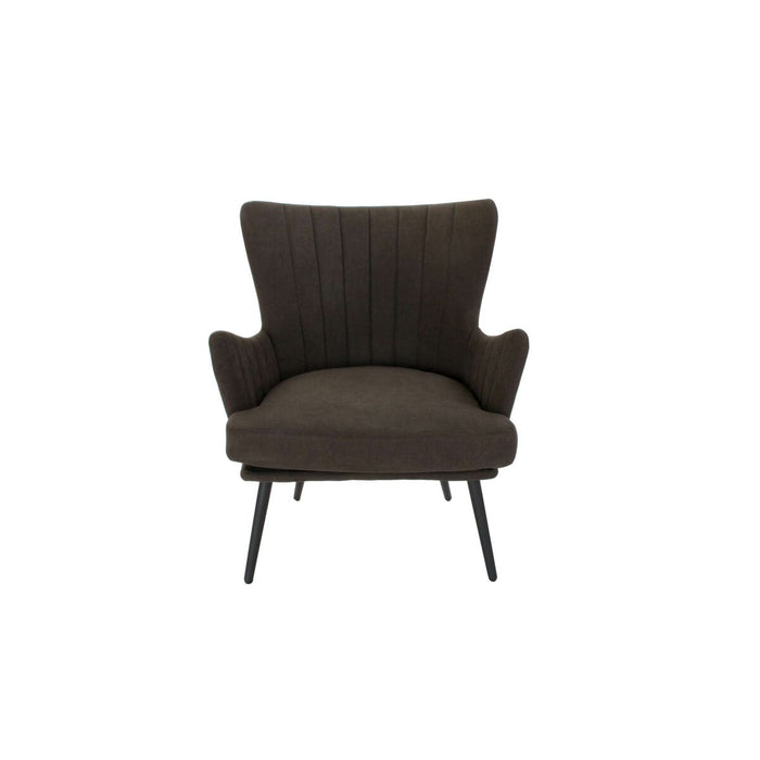 Fotoliu DKD Home Decor Poliester Lemn MDF Gri închis (60 x 57 x 88 cm)