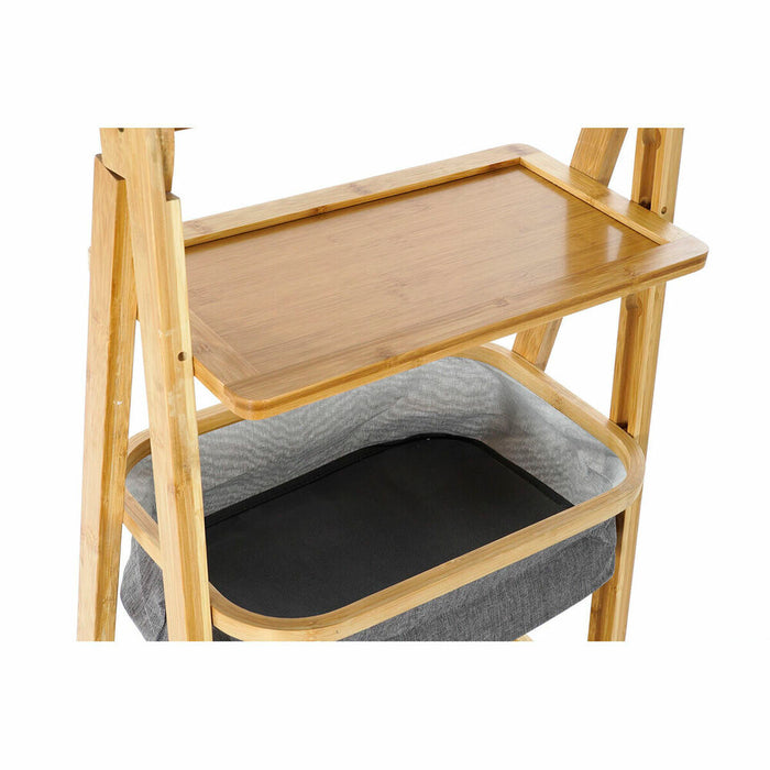 Raft de Baie DKD Home Decor Natural Gri Poliester Bambus (45 x 32 x 98 cm)