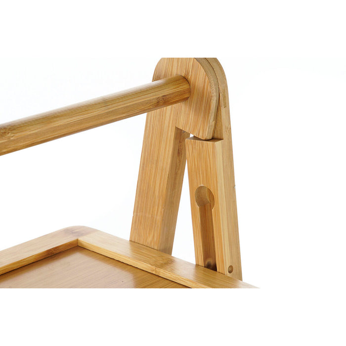 Raft de Baie DKD Home Decor Natural Gri Poliester Bambus (45 x 32 x 98 cm)