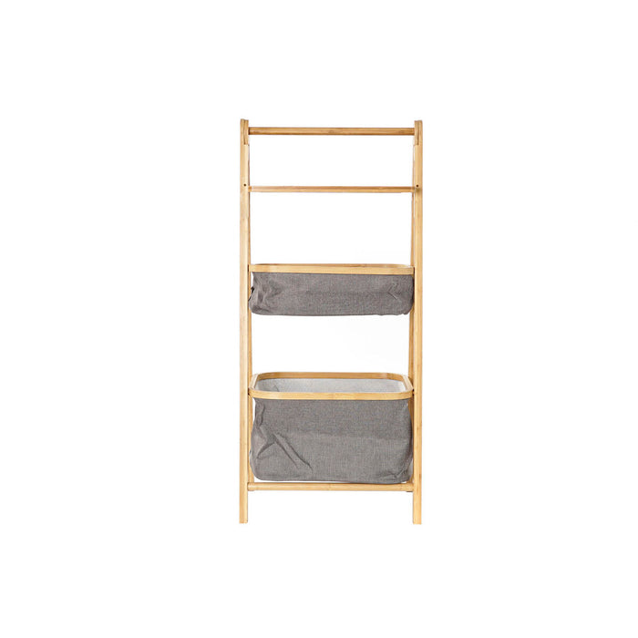 Raft de Baie DKD Home Decor Natural Gri Poliester Bambus (45 x 32 x 98 cm)