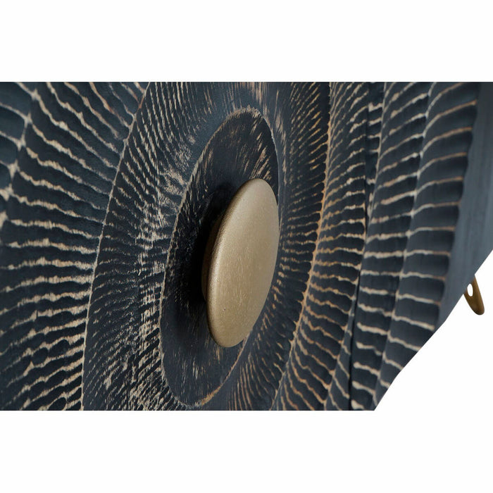 Servantă DKD Home Decor Negru Multicolor Auriu* Metal Lemn de mango 160 x 45 x 75 cm