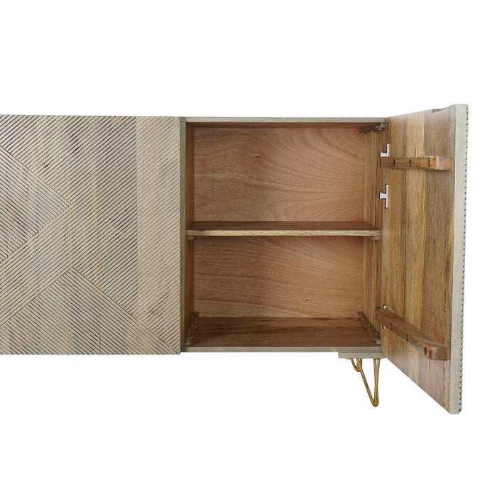 Servantă DKD Home Decor Metal Lemn de mango (160 x 45 x 75 cm)