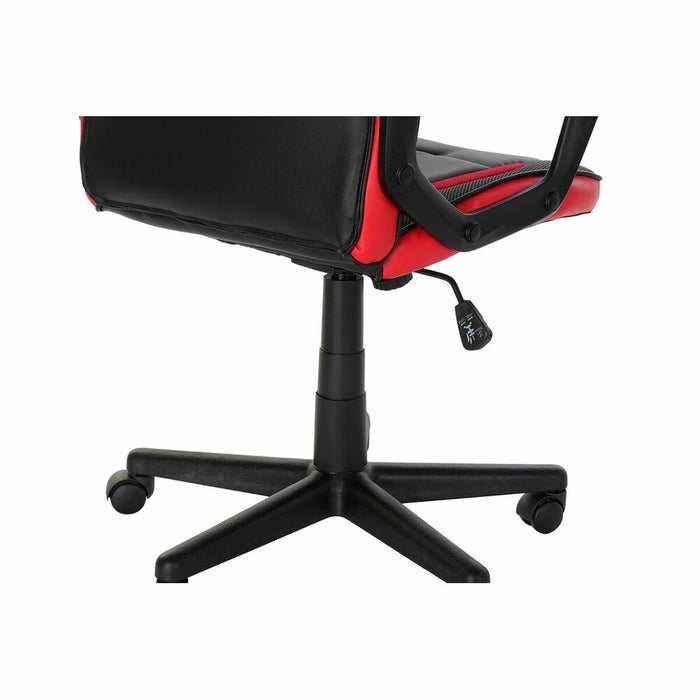 Scaun de birou cu pat DKD Home Decor 61 x 62 x 117 cm Roșu Negru