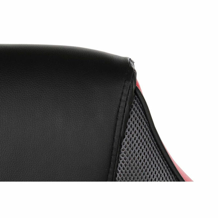 Scaun de birou cu pat DKD Home Decor 61 x 62 x 117 cm Roșu Negru