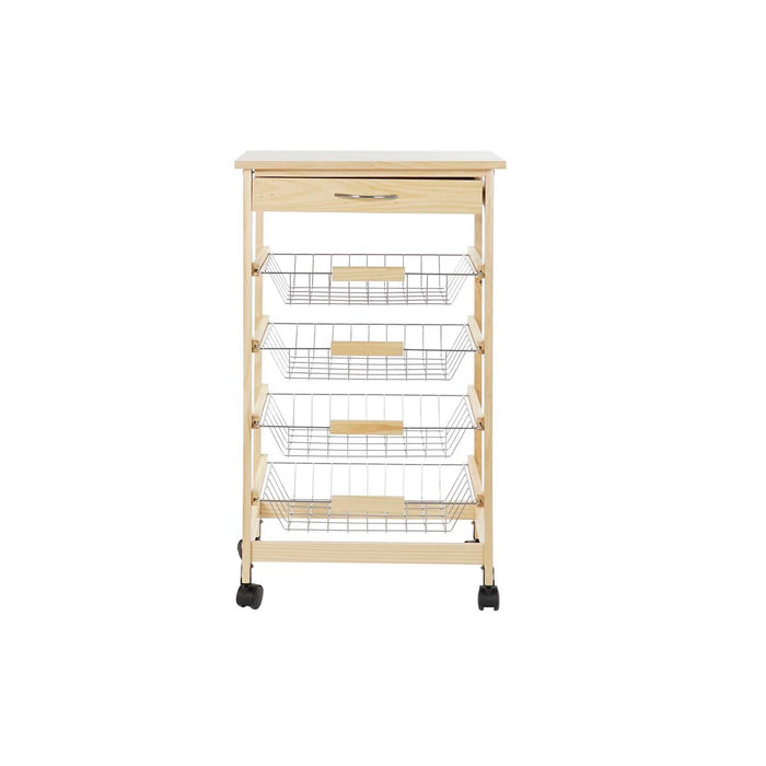 Cărucior pentru legume DKD Home Decor (47 x 38 x 82 cm)