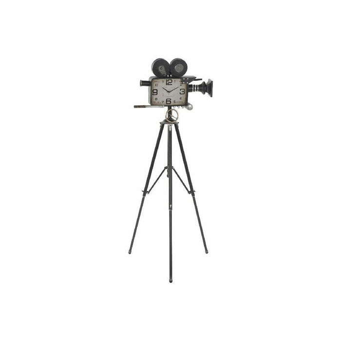 Ceas DKD Home Decor Cine cameră Geam Fier Lemn MDF (71 x 71 x 158 cm)