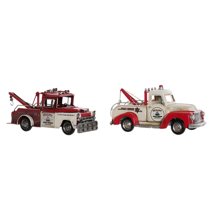 Vehicul DKD Home Decor Decorativ 29 x 11,5 x 13 cm Vintage Macara (2 Unități)