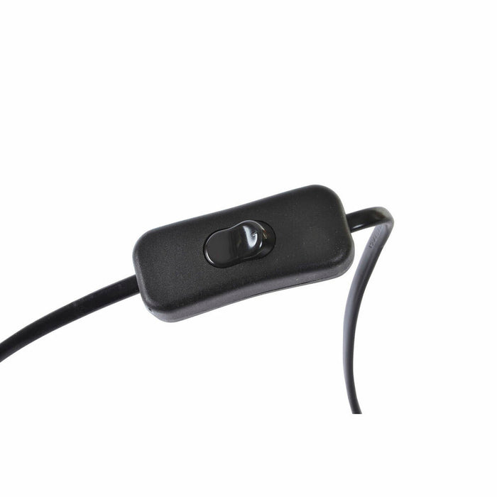 Lampă de masă DKD Home Decor Negru Metal Maro Bambus (34 x 34 x 56 cm)