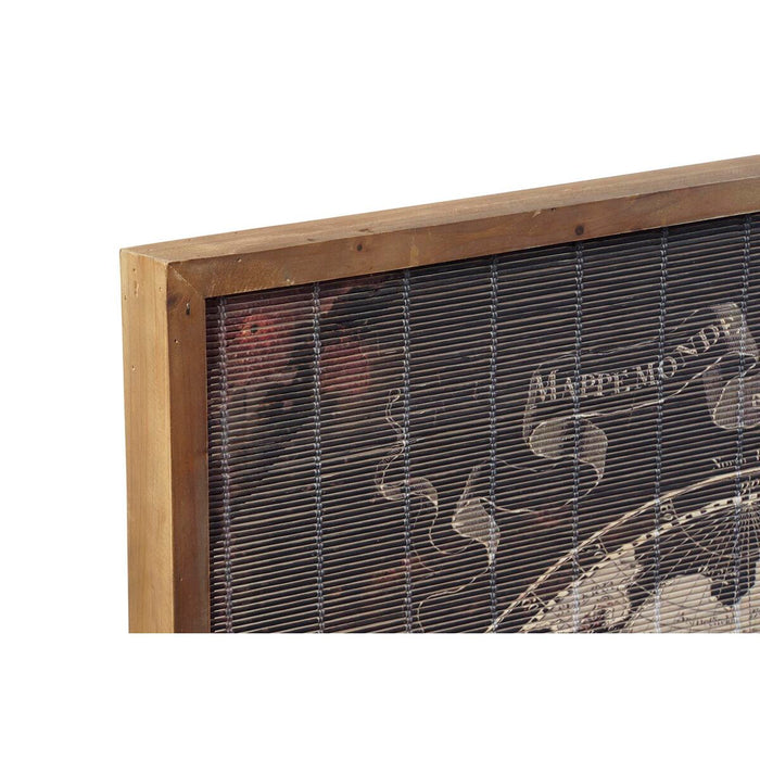 Tablou DKD Home Decor S3017928 Harta Lumii (120 x 4 x 80 cm)