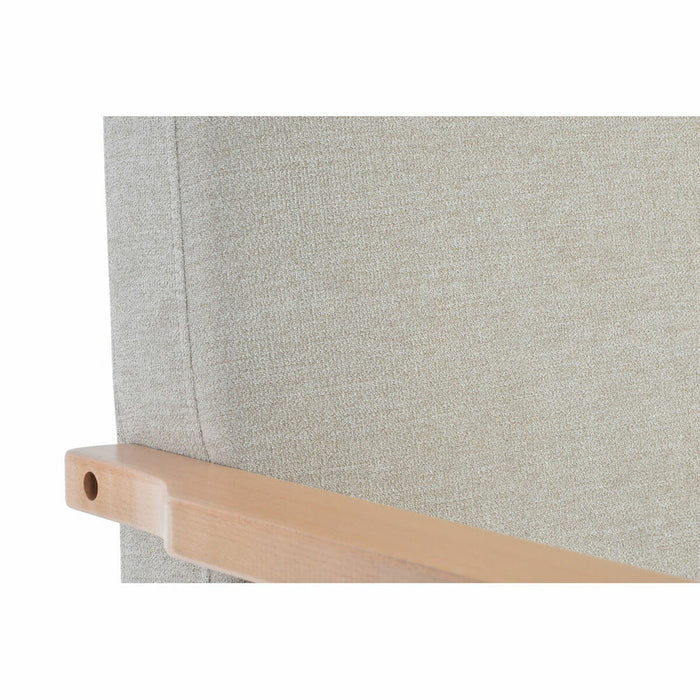 Scaun Balansoar DKD Home Decor Bej Natural Lemn Fag Plastic Lemn MDF 81 x 58 x 90 cm