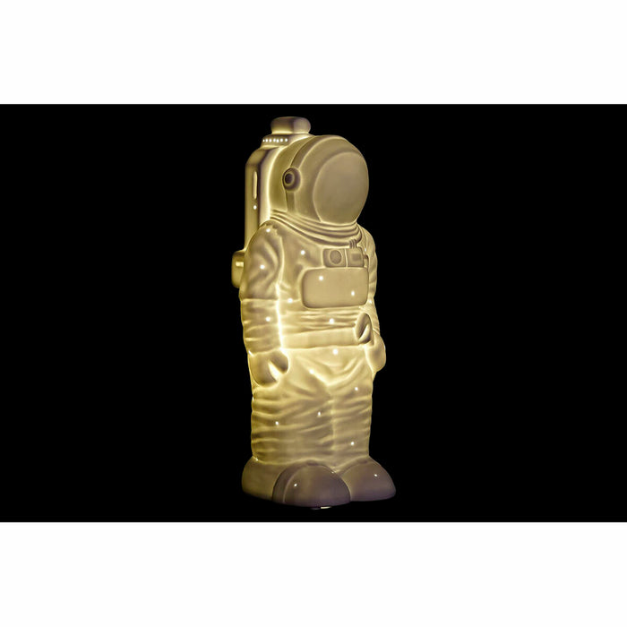 Lampă de masă DKD Home Decor 14 x 12 x 31 cm Porțelan Alb 220 V 25 W