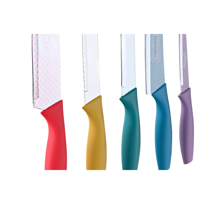 Set de Cuțite DKD Home Decor Oțel inoxidabil polipropilenă 3 x 1,5 x 20 cm (6 pcs)