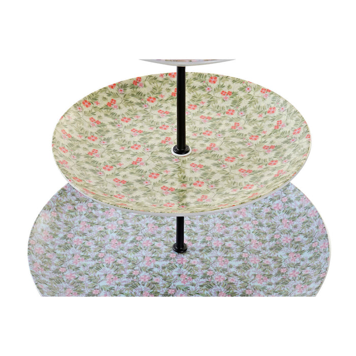 Fructieră DKD Home Decor Multicolor Metal Porțelan 20 x 20 x 30 cm