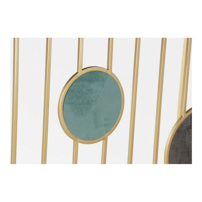 Consolă DKD Home Decor Roz Auriu* Metal Cercuri (120 x 36 x 90 cm)