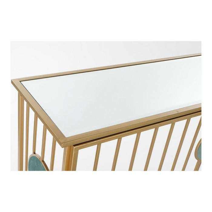 Consolă DKD Home Decor Roz Auriu* Metal Cercuri (120 x 36 x 90 cm)