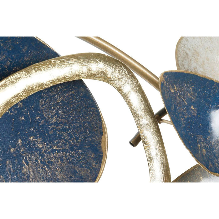 Decorațiune de Perete DKD Home Decor Gri Auriu* Metal (105.5 x 8.3 x 50.2 cm)