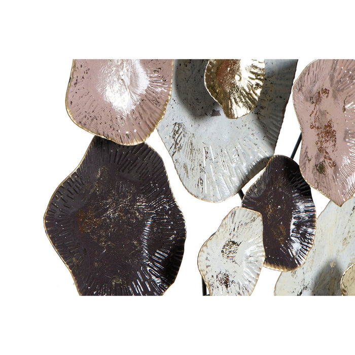Decorațiune de Perete DKD Home Decor Roz Auriu* Metal (61 x 5.7 x 61 cm)
