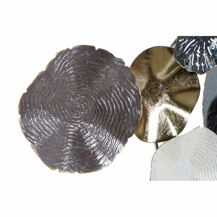 Decorațiune de Perete DKD Home Decor Gri Auriu* Metal (134.6 x 9.5 x 61 cm)