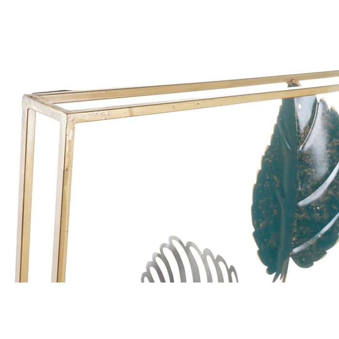 Decorațiune de Perete DKD Home Decor Auriu* Metal Verde (50 x 8.3 x 91 cm)