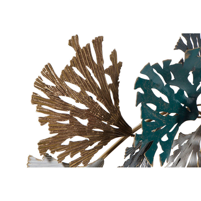 Decorațiune de Perete DKD Home Decor Metal Verde Lengvas varis (120 x 10.2 x 56.5 cm)