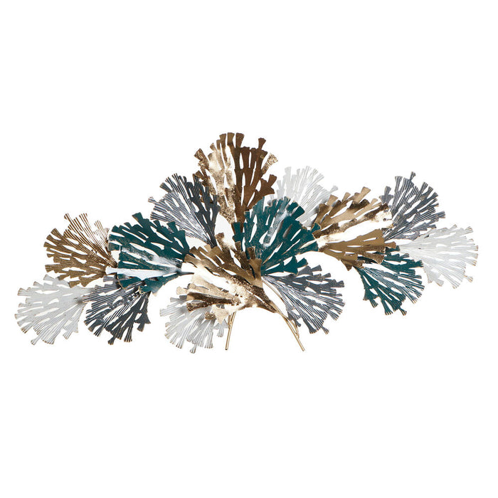 Decorațiune de Perete DKD Home Decor Metal Verde Lengvas varis (120 x 10.2 x 56.5 cm)