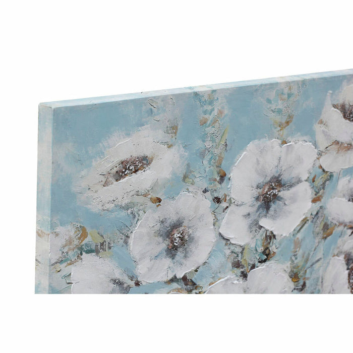 Tablou DKD Home Decor 100 x 2,8 x 100 cm Vază Shabby Chic (2 Unități)
