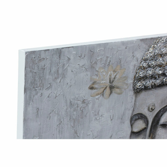 Tablou DKD Home Decor 120 x 2,8 x 80 cm Buda Oriental (2 Unități)