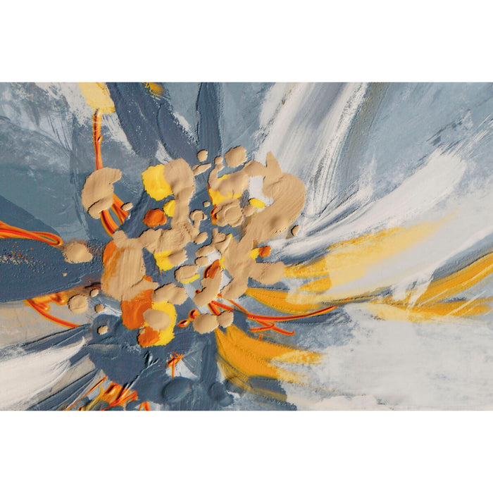 Tablou DKD Home Decor Květiny (240 x 3 x 80 cm)