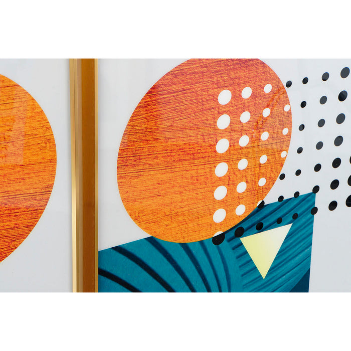 Tablou DKD Home Decor Abstract 60 x 3 x 80 cm Modern (3 Piese)