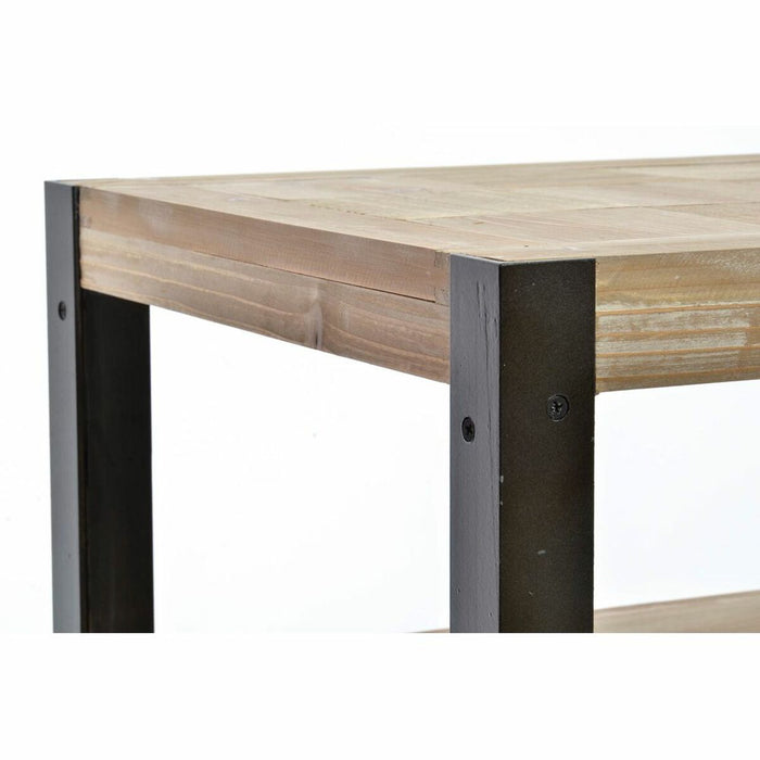 Mobilă TV DKD Home Decor 148 x 45 x 54 cm Negru Metal Lemn Maro