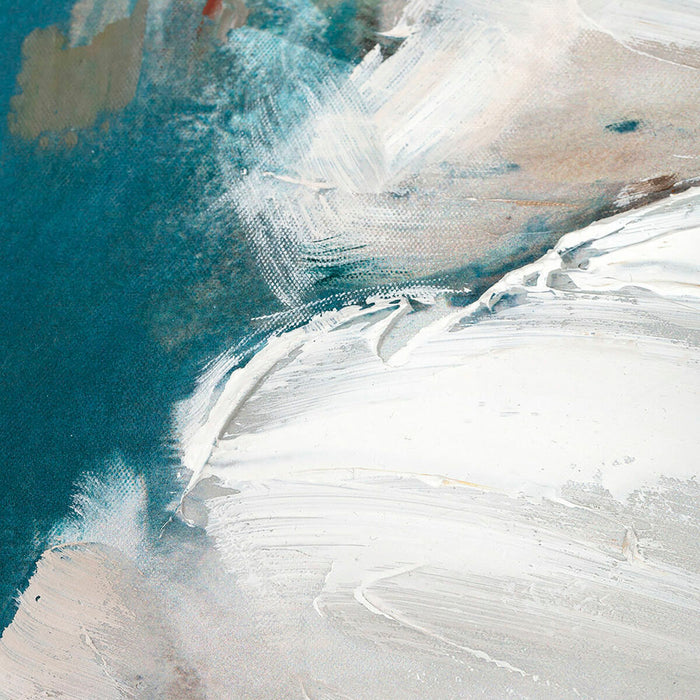 Tablou DKD Home Decor 80 x 2,4 x 80 cm 80 x 3,5 x 80 cm Květiny Romantic (2 Unități)