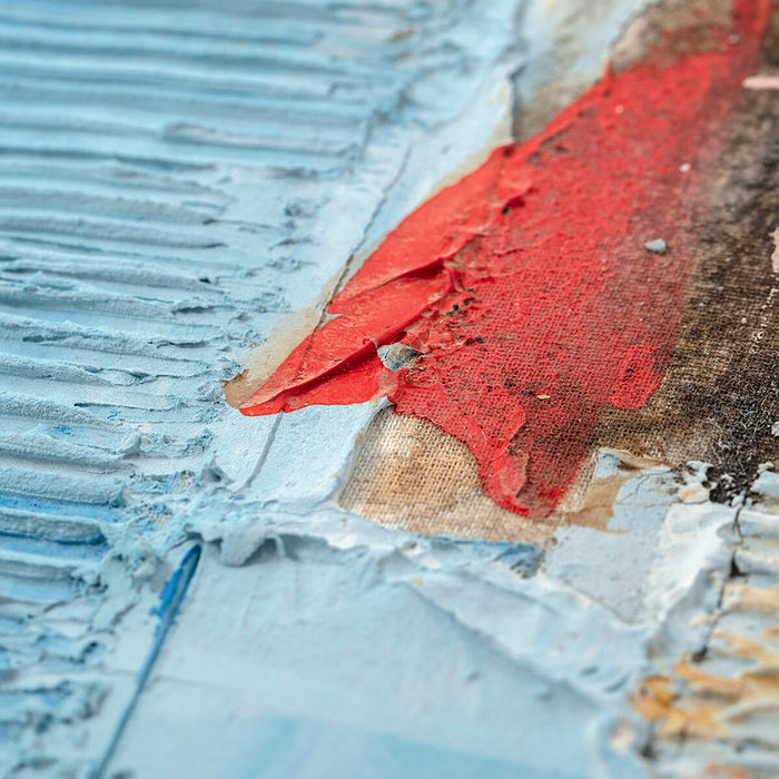 Tablou DKD Home Decor 100 x 2,4 x 100 cm Abstract Modern (2 Unități)