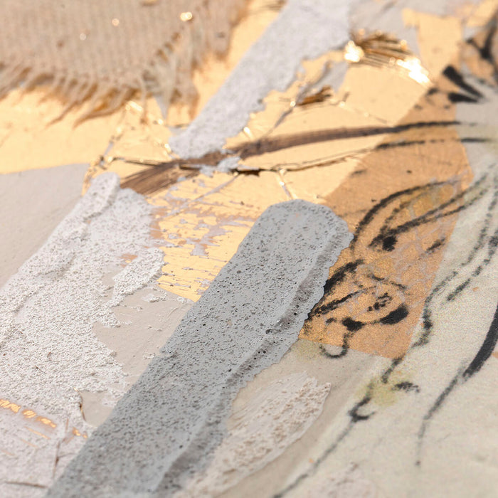 Tablou DKD Home Decor 90 x 2,4 x 120 cm Abstract Modern (2 Unități)