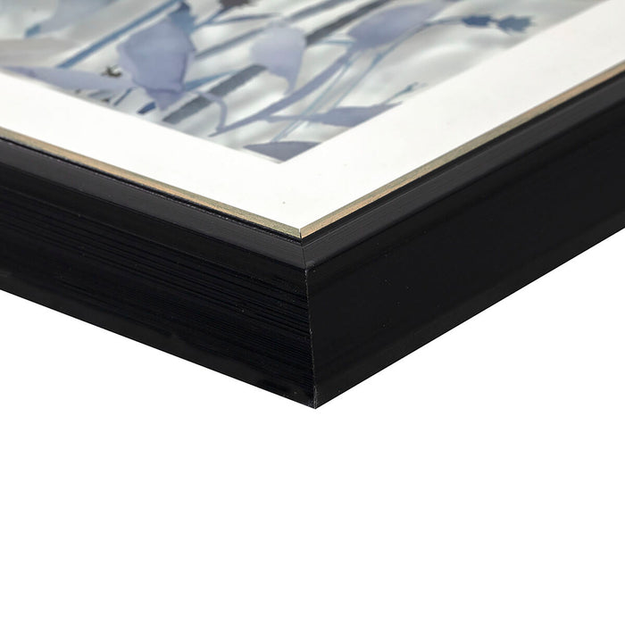 Tablou DKD Home Decor 50 x 2 x 60 cm Květiny Shabby Chic (3 Piese)