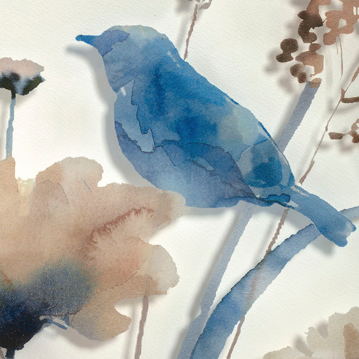 Tablou DKD Home Decor 50 x 2 x 60 cm Květiny Shabby Chic (3 Piese)