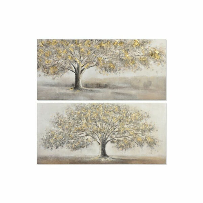Tablou DKD Home Decor 150 x 3,5 x 70 cm Copac Cottage (2 Unități)