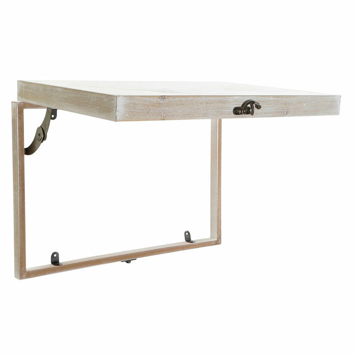 Dulap de chei DKD Home Decor Alb Verde Lemn MDF 46,5 x 6 x 31,5 cm (2 Unități)