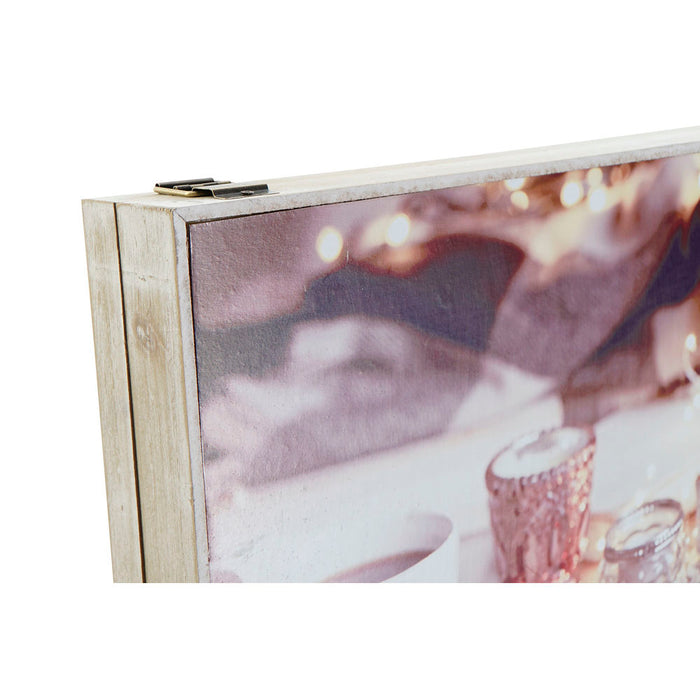 Dulap de chei DKD Home Decor Multicolor Lemn MDF 2 Unități 46,5 x 6 x 31,5 cm