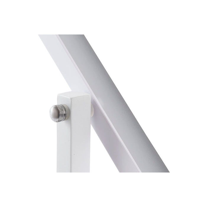 Oglindă LED Tactilă de Birou DKD Home Decor Metal Alb (35 x 2 x 45 cm)