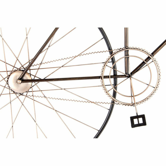 Decorațiune de Perete DKD Home Decor Negru Multicolor Auriu* Bicicletă Vintage 150 x 6 x 95 cm (2 Unități)