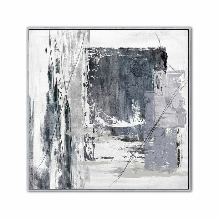 Tablou DKD Home Decor Abstract 80 x 3 x 80 cm Modern (2 Unități)