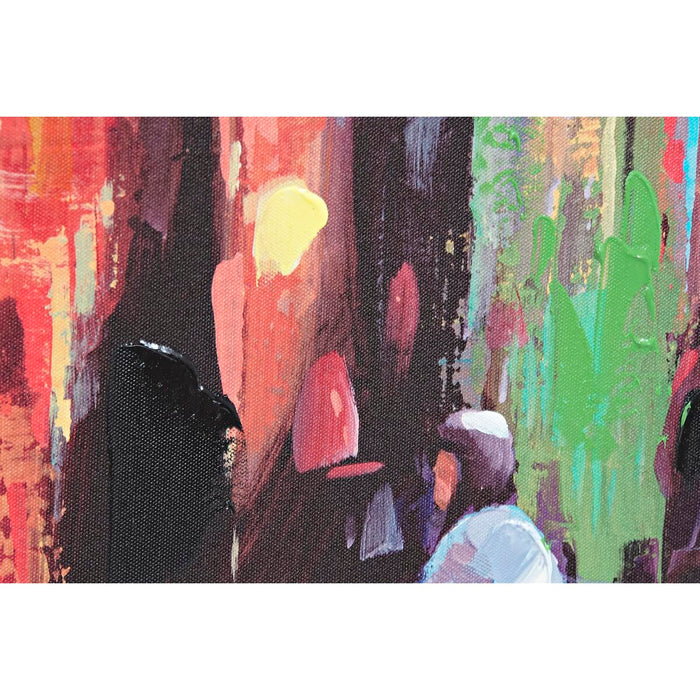 Tablou DKD Home Decor 120 x 3 x 90 cm Stradă Loft (2 Unități)