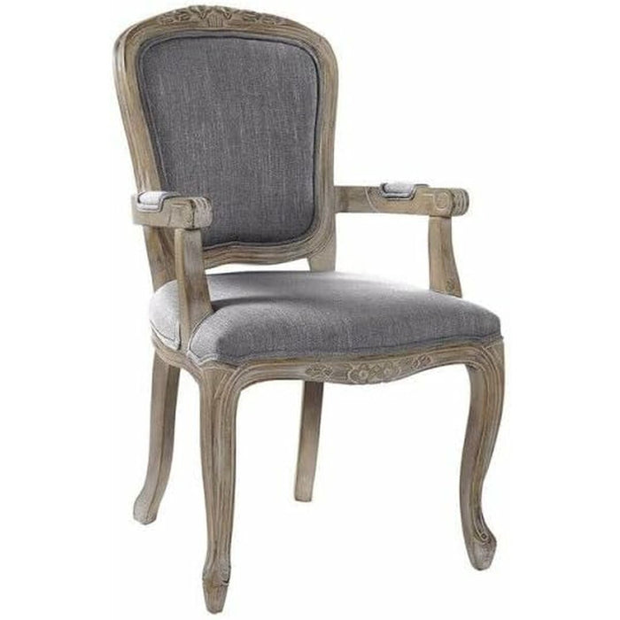Scaun de Sufragerie DKD Home Decor Gri închis 57 x 57 x 94 cm