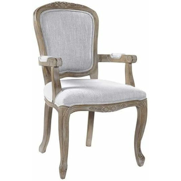 Scaun de Sufragerie DKD Home Decor Gri deschis 57 x 57 x 94 cm