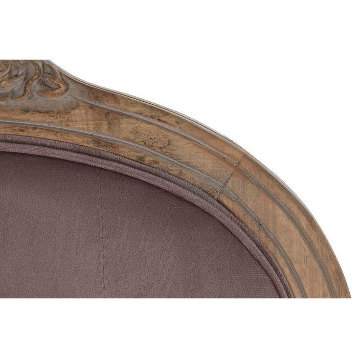 Scaun de Sufragerie DKD Home Decor Roz Natural 62 x 55 x 100 cm 63,5 x 50 x 102 cm