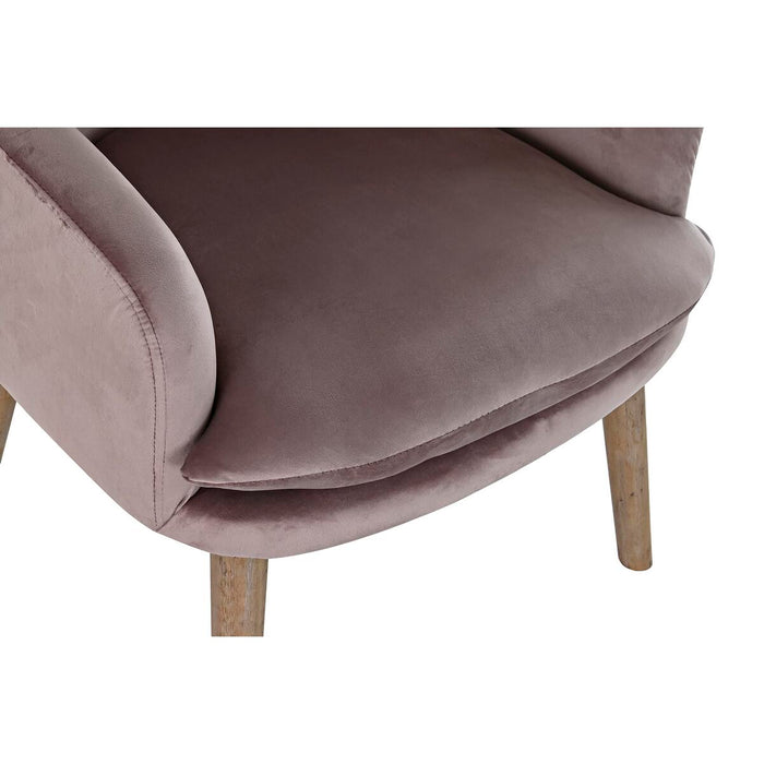 Fotoliu DKD Home Decor Roz Lemn 61 x 68 x 78 cm