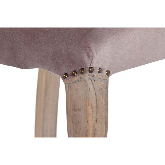 Scaun de Sufragerie DKD Home Decor Roz Natural 51 x 47,5 x 101 cm